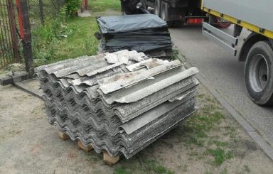 Kolejna partia azbestu zutylizowana