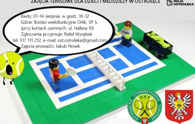 Bezpłatne treningi tenisa ziemnego