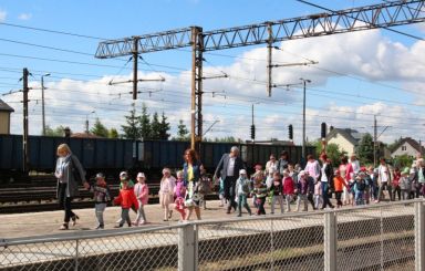 Półkolonie na osiedlu Stacja