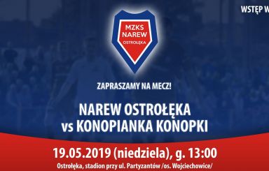 Narew kontra Konopianka w niedzielę!