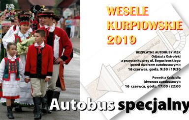Bezpłatny transport MZK na Wesele Kurpiowskie