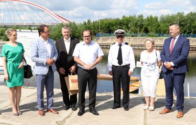 Otwarcie portu z ministrem Markiem Gróbarczykiem