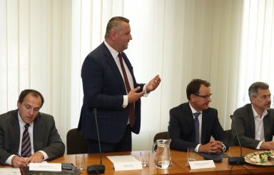 Spotkanie prasowe na temat budowy elektrowni