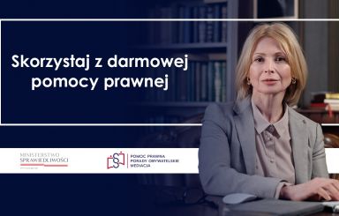 Skorzystaj z nieodpłatnej pomocy prawnej