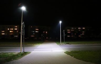 Jaśniej i bezpieczniej wzdłuż ul. Steyera