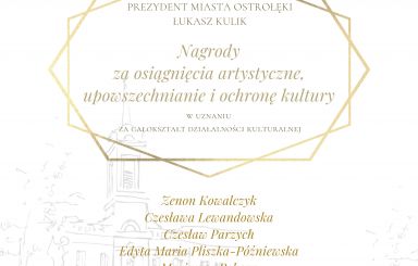 Nagrody w dziedzinie kultury przyznane