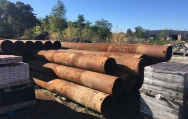 Pisemny przetarg ofertowy na sprzedaż rur stalowych fi 508mm