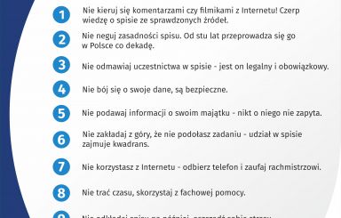 Myśl samodzielnie i nie bój się spisu! To nie boli