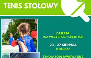 Rozpocznij przygodę z tenisem stołowym