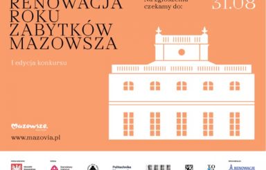 I edycja konkursu „Renowacja Roku Zabytków Mazowsza”