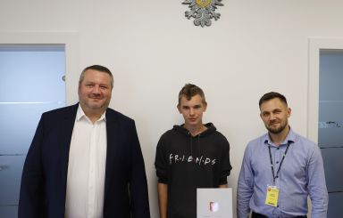 Podziękowania za bohaterską postawę