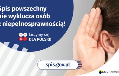 Spis nie wyklucza osób z niepełnosprawnością!