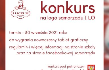 Konkurs na logo samorządu I LO w Ostrołęce