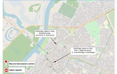 Uwaga! Zaktualizowany plan organizacji ruchu na najbliższe dni