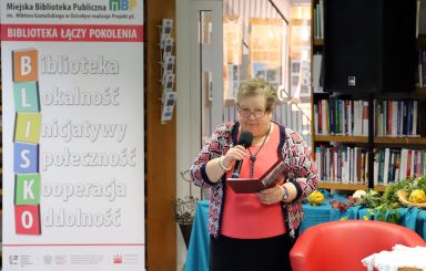 Sabina Malinowska pełniącą obowiązki dyrektora biblioteki miejskiej