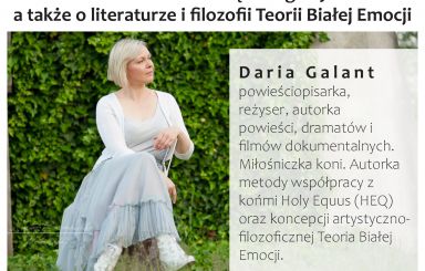 Popołudnie literackie z Darią Galant