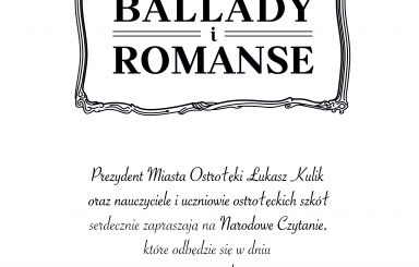 Narodowe Czytanie: zapraszamy do wspólnej lektury