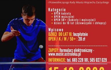 V Memoriał Barbary Pawelczyk w Tenisie Stołowym