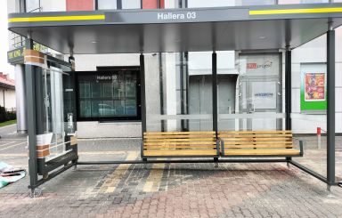 14 nowych wiat przystankowych na terenie Ostrołęki