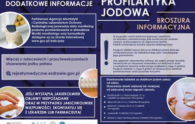 Miasto przygotowane na wypadek konieczności dystrybucji jodku potasu