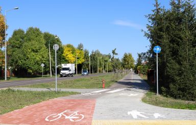 Ścieżka pieszo-rowerowa przy ul. Goworowskiej odebrana od wykonawcy
