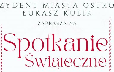 Prezydent Łukasz Kulik zaprasza na Spotkanie Świąteczne