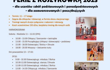 Ostrołęcki Klub Koszykówki: Ferie z koszykówką