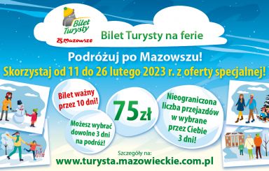 Koleje Mazowieckie: Bilet Turysty na ferie zimowe
