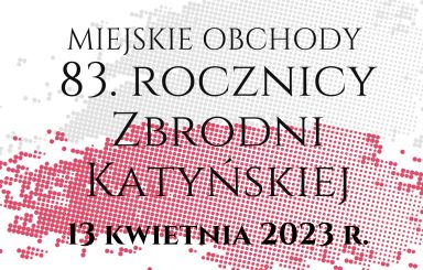 Obchody Dnia Pamięci Ofiar Zbrodni Katyńskiej
