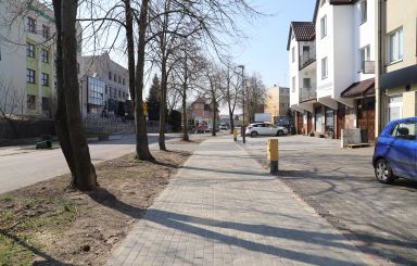Chodnik przy ulicy Kuklińskiego wyremontowany