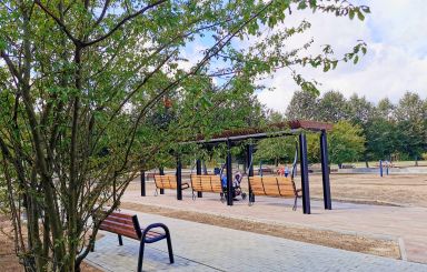 Pierwszy park kieszonkowy w Ostrołęce oficjalnie otwarty