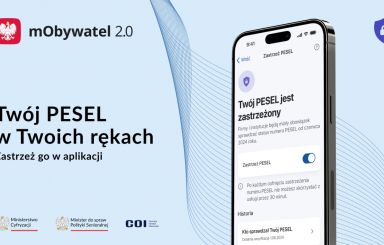 Zastrzeż PESEL i chroń swoje dane w mObywatelu 2.0