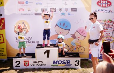 Wyścigi rowerkowe dla najmłodszych