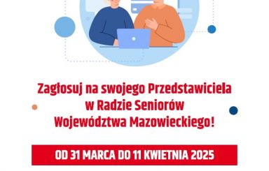 Nabór kandydatów do Rady Seniorów Województwa Mazowieckiego – kadencja II