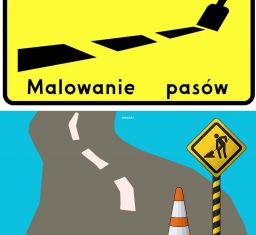 UWAGA! MALOWANIE PASÓW NA ULICACH OSTROŁĘKI