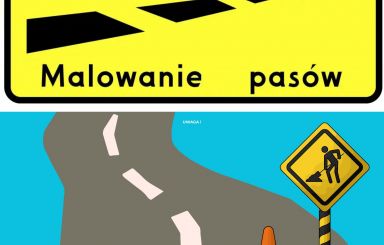 UWAGA! MALOWANIE PASÓW NA ULICACH OSTROŁĘKI