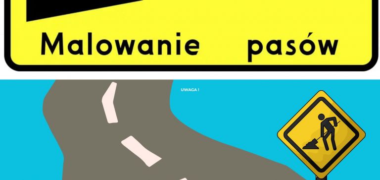 UWAGA! MALOWANIE PASÓW NA ULICACH OSTROŁĘKI