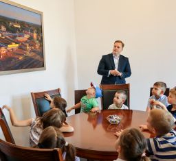 Przedszkolaki z wizytą u Prezydenta Miasta
