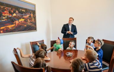 Przedszkolaki z wizytą u Prezydenta Miasta