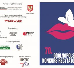 Zapraszamy na 70. Ogólnopolski Konkurs Recytatorski