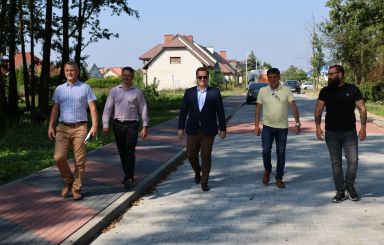 Odbiór inwestycji pn. „Przebudowa ulicy Podróżników w Ostrołęce”