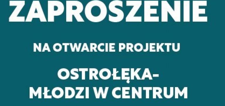 Uroczyste otwarcie projektu realizowanego w ramach Szwajcarsko-Polskiego Programu Współpracy