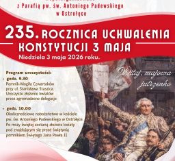235. rocznicy uchwalenia Konstytucji 3 Maja