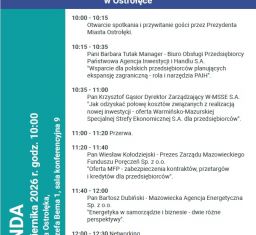 Zapraszamy na spotkanie z przedsiębiorcami i samorządowcami w Ostrołęce